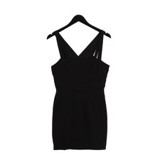 Silence + Noise Bodycon Midi Dress M in Black