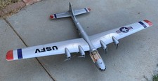 Vintage B-29 Bomber RC Plane Foam Electric W/...