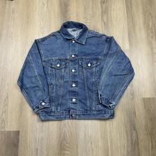 Grand Casino Biloxi Denim Jacket Mens Small Blue Embroidered Back Made in USA