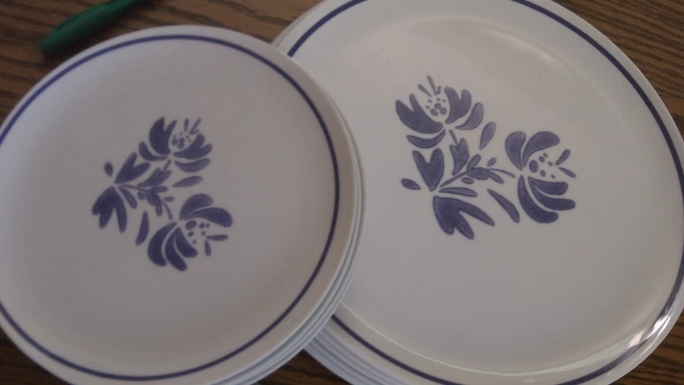 Pfaltzgraff Yorktowne 8 peças. Conjunto de pratos de jantar e pão melamina melmac O5 - Imagem 2 de 2