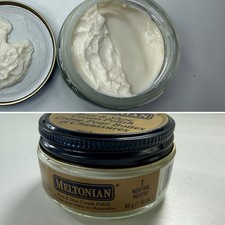 MELTONIAN NEUTRAL 1 Color Boot Shoe Cream Polish Leather Conditioner Exotic
