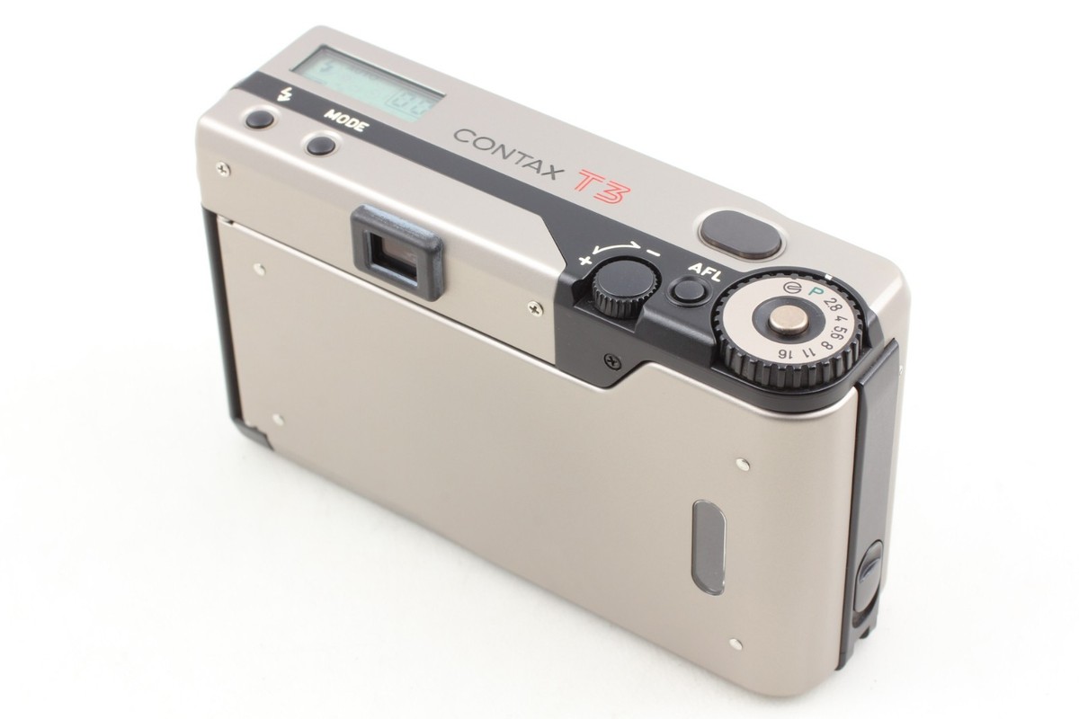 TOP MINT in BOX] Contax T3 Silver Single Teeth 35mm Film
