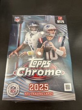Topps Chrome NFL 2025 Hanger Box-In hand Factory Sealed New