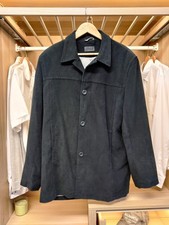 BLAKES JACKET COAT MEDIUM BLACK LUXURY MOLESKIN COTTON CHORE CAR MENS