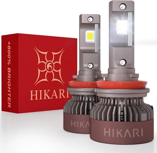 HIKARI WINGS H11 Fog light, 40000LM Pure White 6000K LED Bulbs, H11(H8,H9)