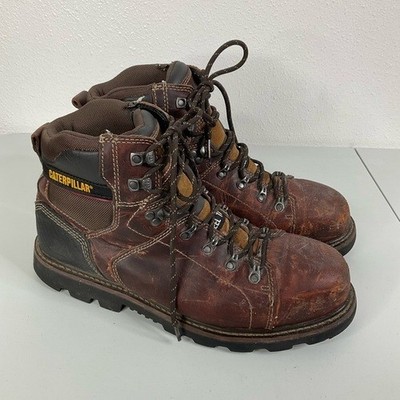 Caterpillar Alaska 2.0 Brown Leather Work Boots Caterpillar Men main image 4