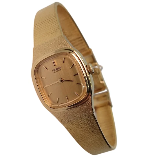 25+ Seiko Gold Plated Band Women Analog Wristwatches for sale
