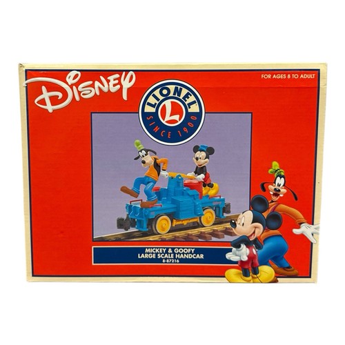 Lionel Spur G Disney Mickey & Goofy Handwagen 8-87216 Zug Neu Originalverpackt | Zustand: New
