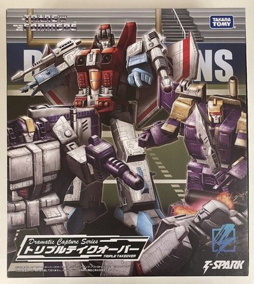 Transformers Dramatic Capture Series Triple Takeover Display Set Takara Tomy
