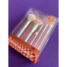 NWT Sephora Brushes The Future is Yours 5 piece face  eye Brush shimmering Set