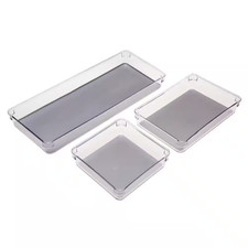 3-Pack Multipurpose Drawer Organizers