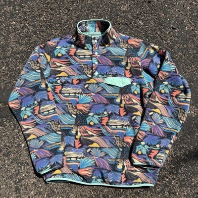 美品⭐︎patagonia　Pocketwire Pack　廃盤ロゴ刺繍　希少 Patagonia Aztec Synchilla Snap-T Fleece Pullover Men Large Joy