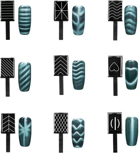 11 Piece Magnet Nail Art Polish Tool Set, Cat Eye Gel Polish 3d Gel Nails Cat 3d - Picture 9 of 9