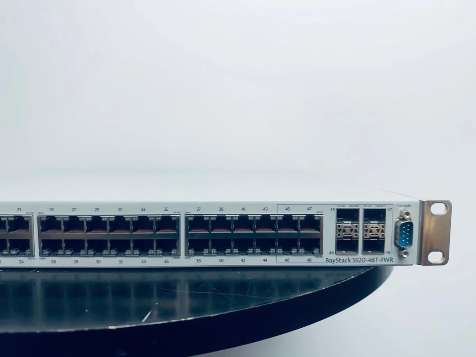 Nortel 48-Port Ethernet PoE Switch 4x SFP Gigabit Routing BayStack 5520-48T-PWR - Image 4 of 4