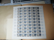 FEUILLE 1965 TIMBRES - UNION  TÉLÉCOMMUNICATIONS N°1451 NEUF++ trace essuyage