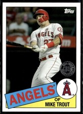 2020 Topps Update 1985 Baseball 35th Anniversary Mike Trout #85TB-5