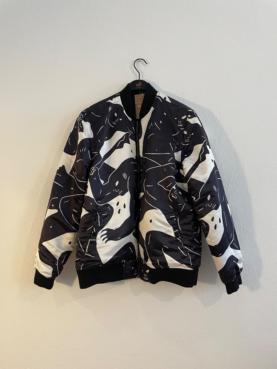 HUF/Cleon bomber jacket リバーシブル　ブラック　XL Cleon Peterson x HUF / Reversible Bomber Jacket / Limited Edition