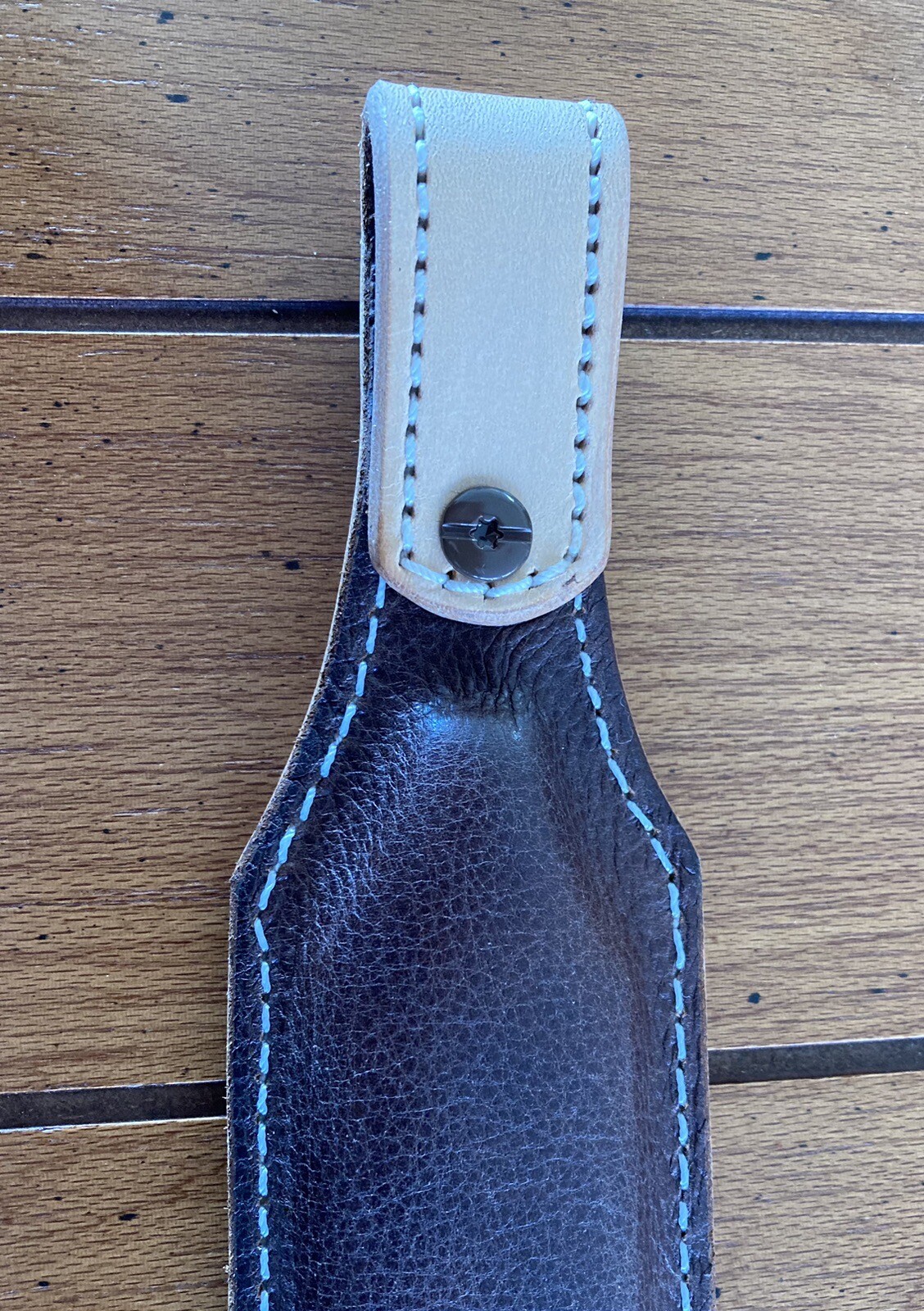 Custom PADDED leather gun firearm rifle shotgun sling maker marked USA