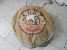 Jeep Wrangler Yj Sahara Spare Tire Cover 87-95 Wall Hanger 2 Jeep Wrangler Yj Sahara Spare Tire Cover 87-95 Wall Hanger 2