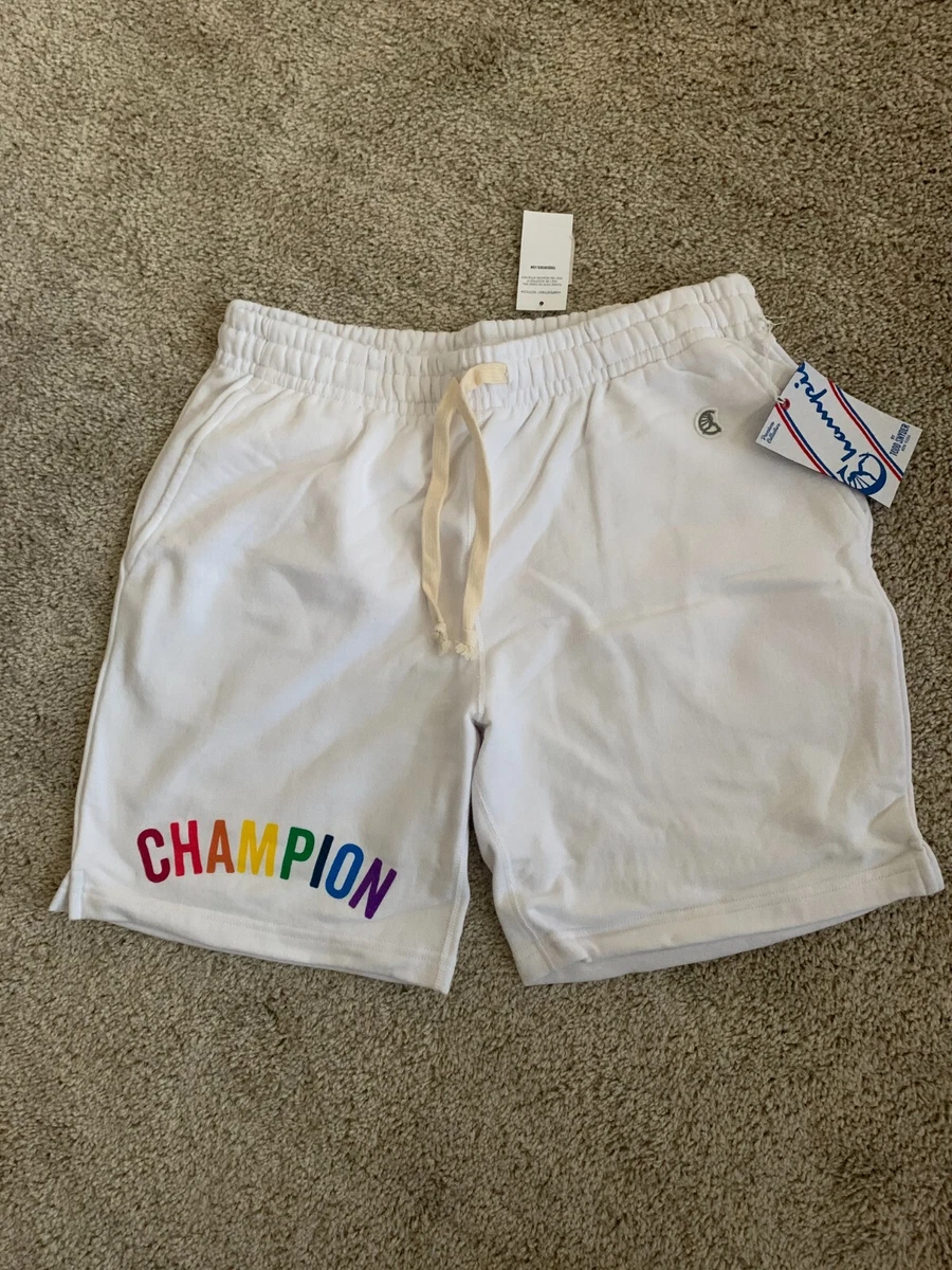 Todd Snyder x Champion Premium Collection PRIDE Fleece ComfortShorts Size Large
