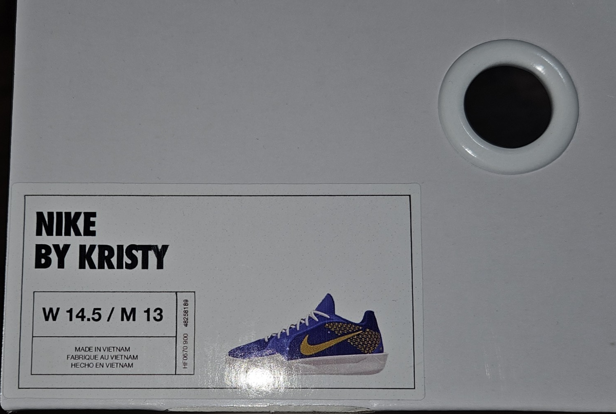 Nike Sabrina 2 By You Royal Blue/White-Gold Basketball US Size W