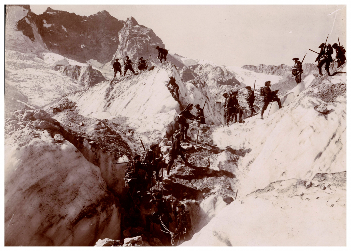 STEREO Suisse ou Savoie, Glacier à identifier, circa 1870 by