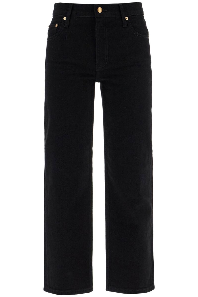 デニム・ジーパン TORY BURCH Woman Jeans Black 161597 006 Low waist kick flare jeans TORY BURCH Woman Tg. 27 JEANS