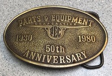 1978 Parts And Equipment Corp.Belt Buckle Mechanic Auto Automotive Car Bergamot