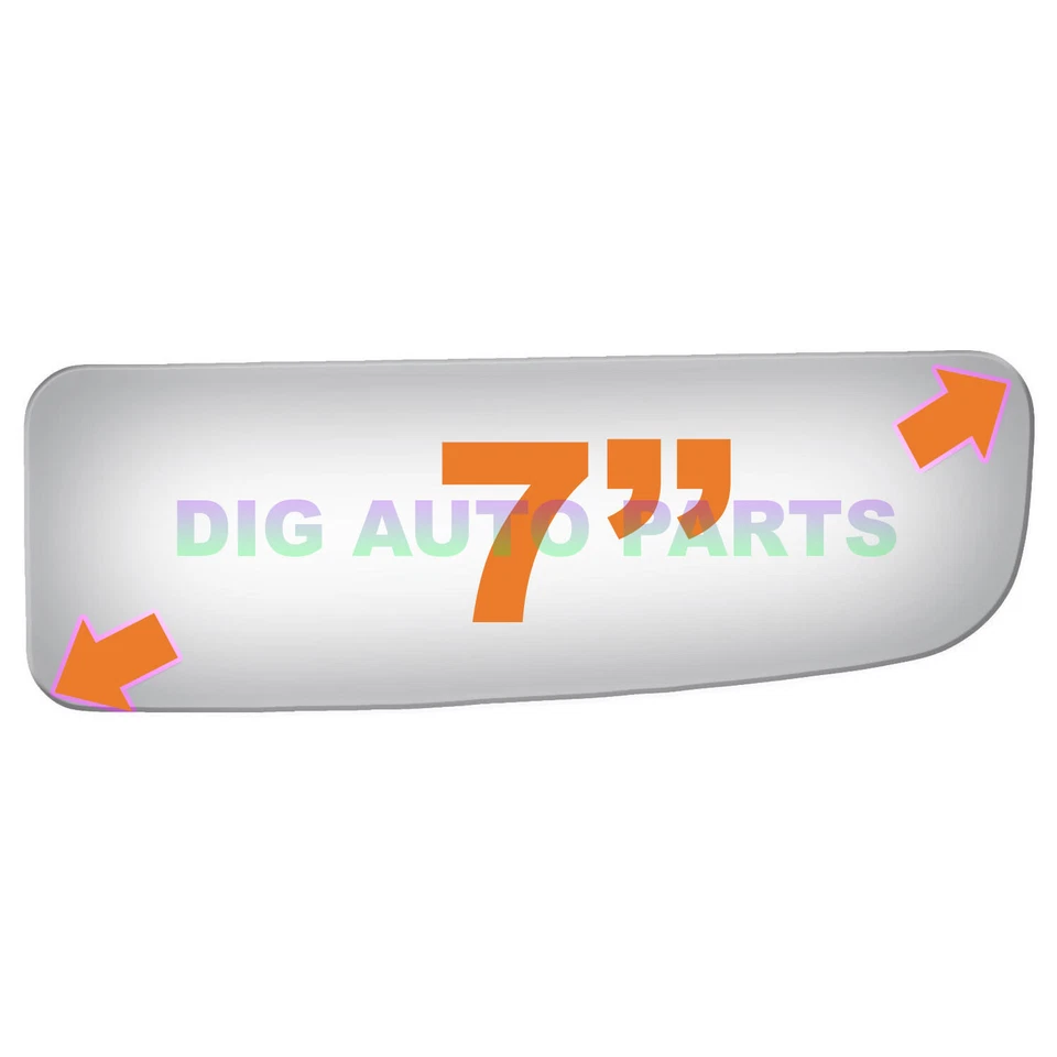 Espejo retrovisor de remolque inferior de vidrio para Nissan Titan XD 16-19 lado derecho del pasajero derecho derecho 3909 Foto 3 de 4