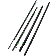 4Pcs Weatherstrip Window Moulding Trim Seal Belt for Honda CR-V 2007-2011