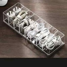 1pc Cable Management Box - Organize and Hide Wires for Home and Office Desk