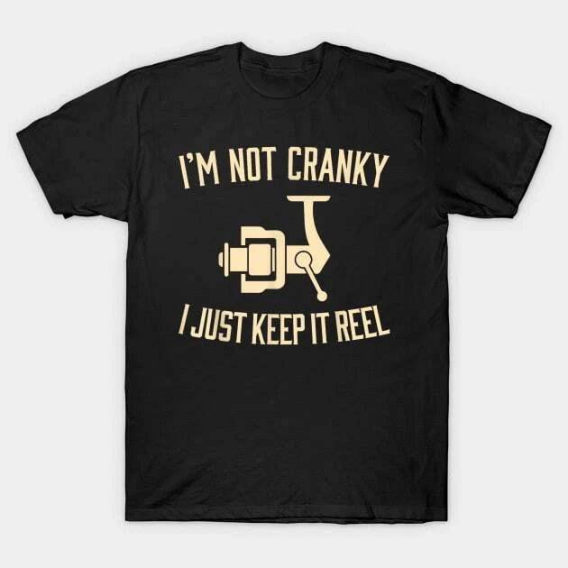 Cranky Fishing Reel Made in Australia T-Shirt