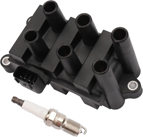 Ignition Coil+6 Spark plug+6 Wire FD498 For Ford F150 E150 Taurus Mazda Mercury - Picture 9 of 18