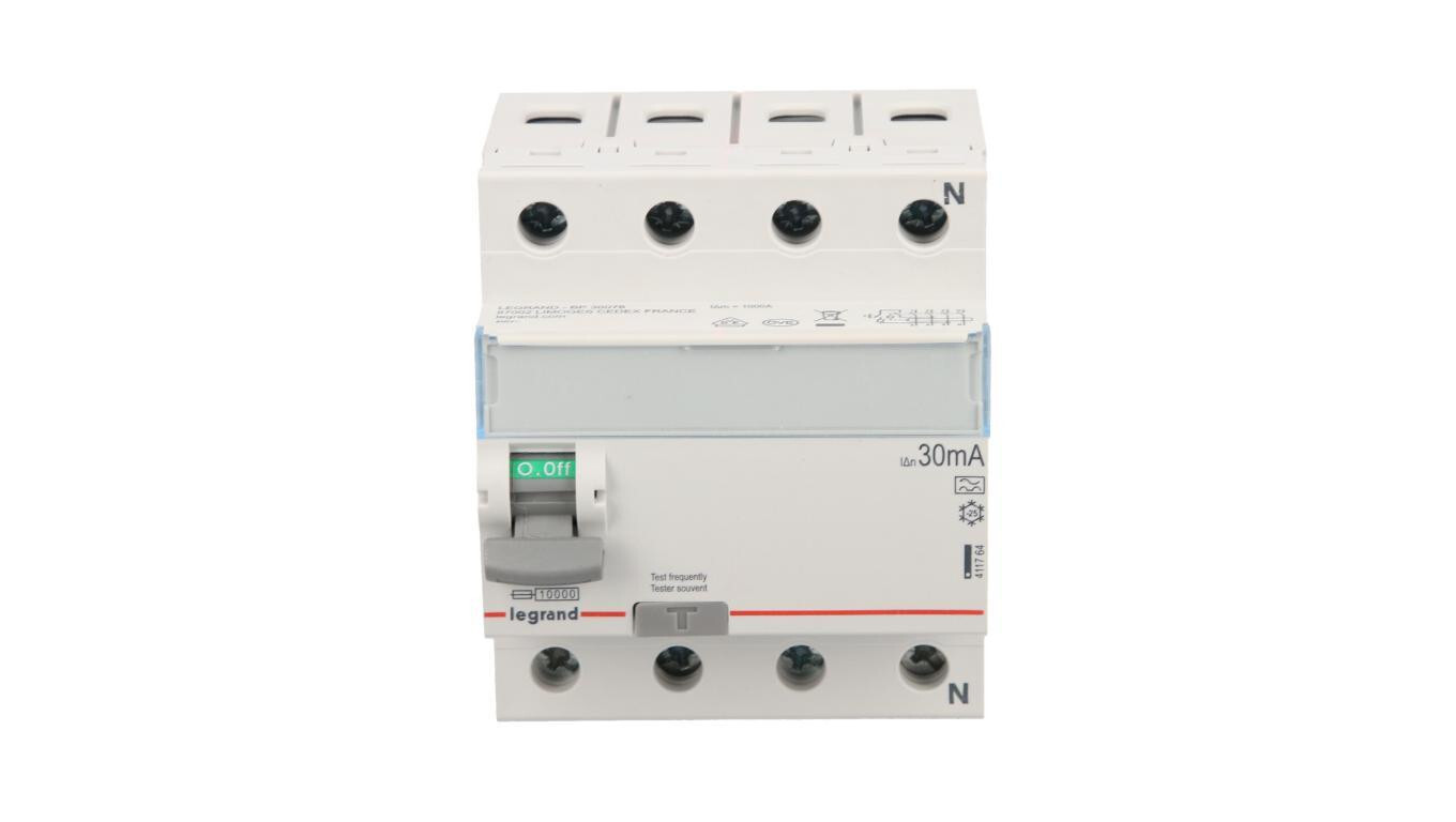 Residual current circuit breaker 4P 25A 0.03A type A P304 TX3 411764 /T2UK
