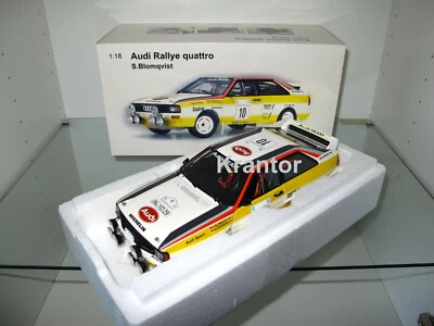 1:18 AUTOart Audi Rallye Quattro #10 S. Blomqvist Rally Of Acropolis 1984 88402 - Bild 1 von 4