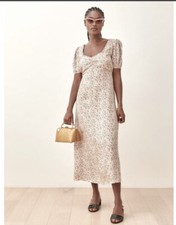 NWT Reformation Kelby midi Dress Rosie Floral Print  (L)