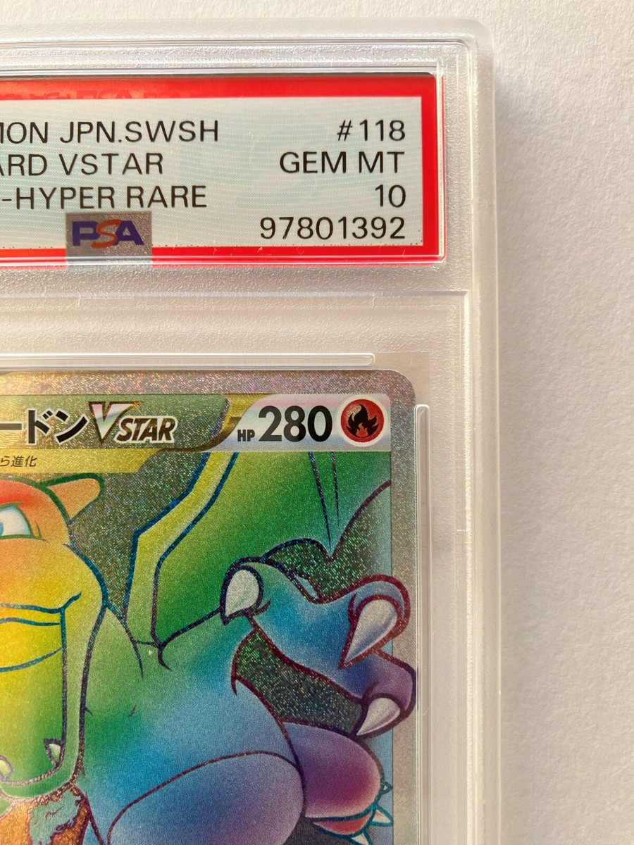 Pokemon TCG PSA 10 Charizard VSTAR HR 118/100 s9 Star Birth