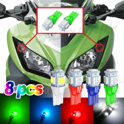 For Suzuki GSXR LED Bulbs Pilot Park Lights T10 GSXR 600 GSXR 750