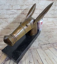 Mule Head Statue Abstract Handmade Sculpture 100% Bronze Bust Statue Picasso