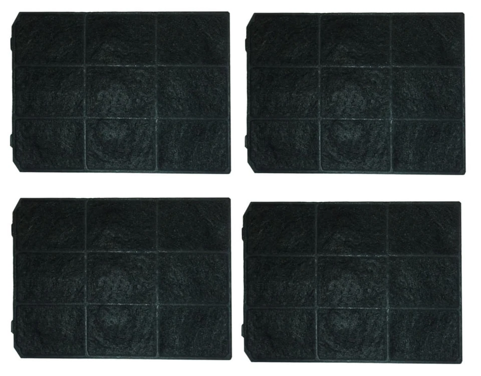 4er Pack Aktivkohlefilter Ersatz Kohlefilter für Küppersbusch ZUB5000, 534018