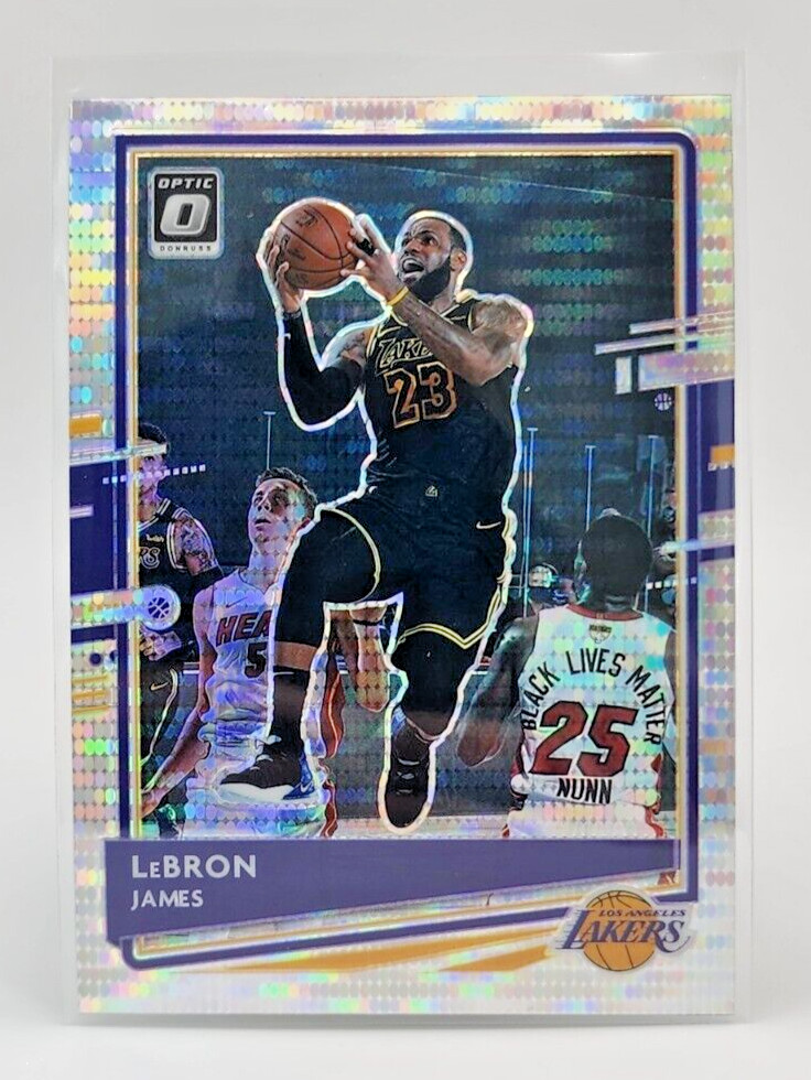 LeBron James 2020-21 Panini Donruss Optic Silver Pulsar Prizm #13 LA Lakers