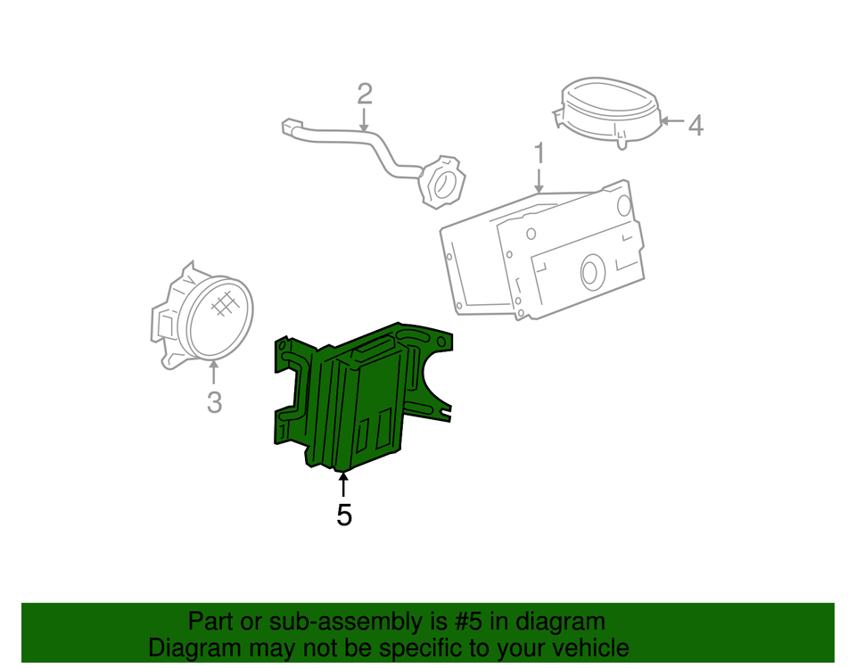 Genuine GM Radio Speaker Amplifier 84928856 eBay