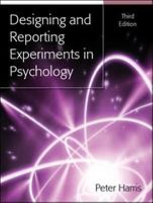 Designing And Reporting Experiments IN Psychology Taschenbuch
