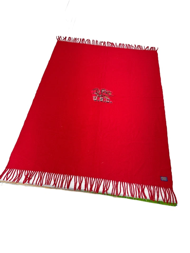 Vintage Pendleton Wool Stadium Blanket - University of South Carolina Gamecocks - Image 2 of 4