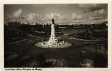 CPA AK LISBOA - Praca Marquez de Pombal PORTU...