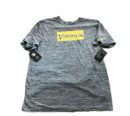 NWT New Minnesota Vikings Nike Dri-Fit Sideline Velocity XL Performance T-Shirt - Picture 1 of 1