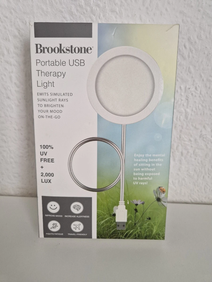 Brookstone portable usb therapy light deals