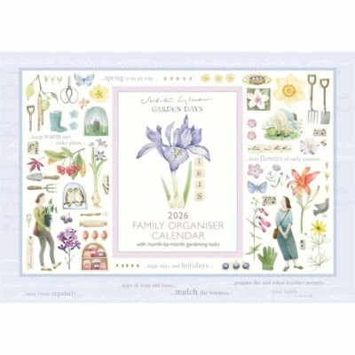 Otter House Judith Glover, Garden Days A4 Family Organiser Week to View 2026