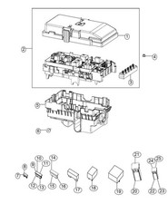 Genuine Mopar Power Distribution Center 68351951AG
