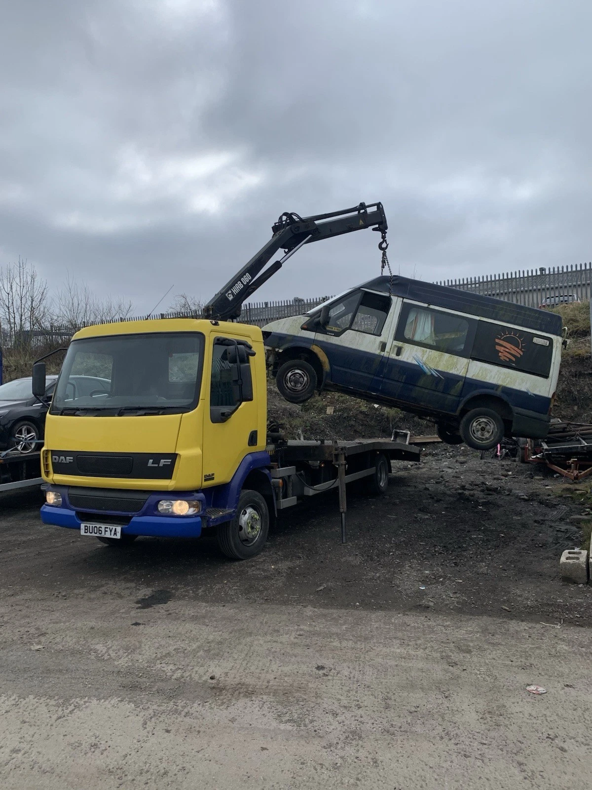 2006 Daf Lf Recover Truck With Hiab 060 - Picture 6 of 9